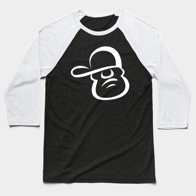 Face Baseball T-Shirt by hobrath